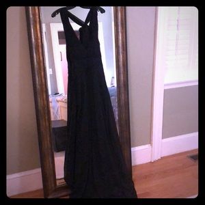 Black evening gown